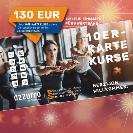 10er-Kurskarte nur 130 EUR