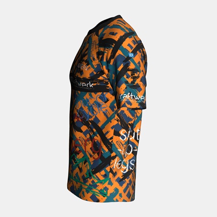 MTB-Trikot von der linken Seite