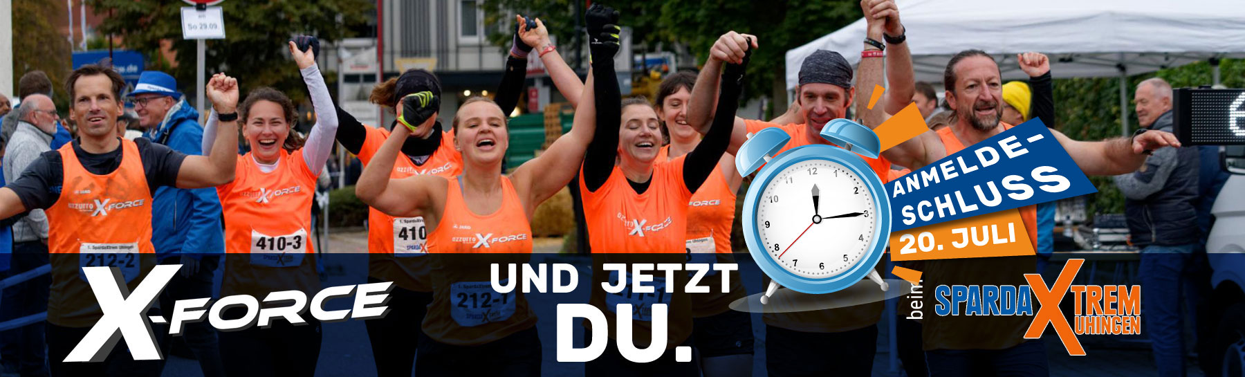 Die Siegertruppe von X-Force jubelt über ihren Erfolg